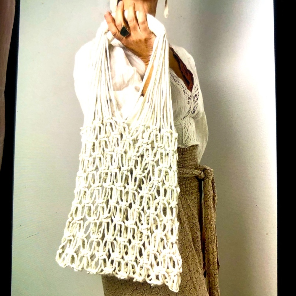 Macrame Bohemian Tote Bag